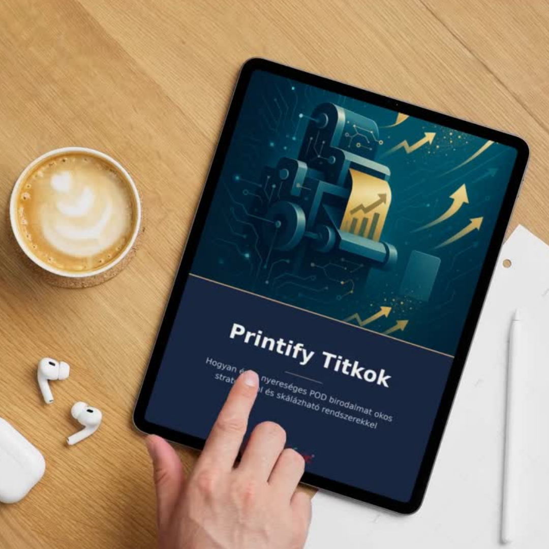 Printify Titkok : Nyereséges print-on-demand birodalom okos stratégiával eBook