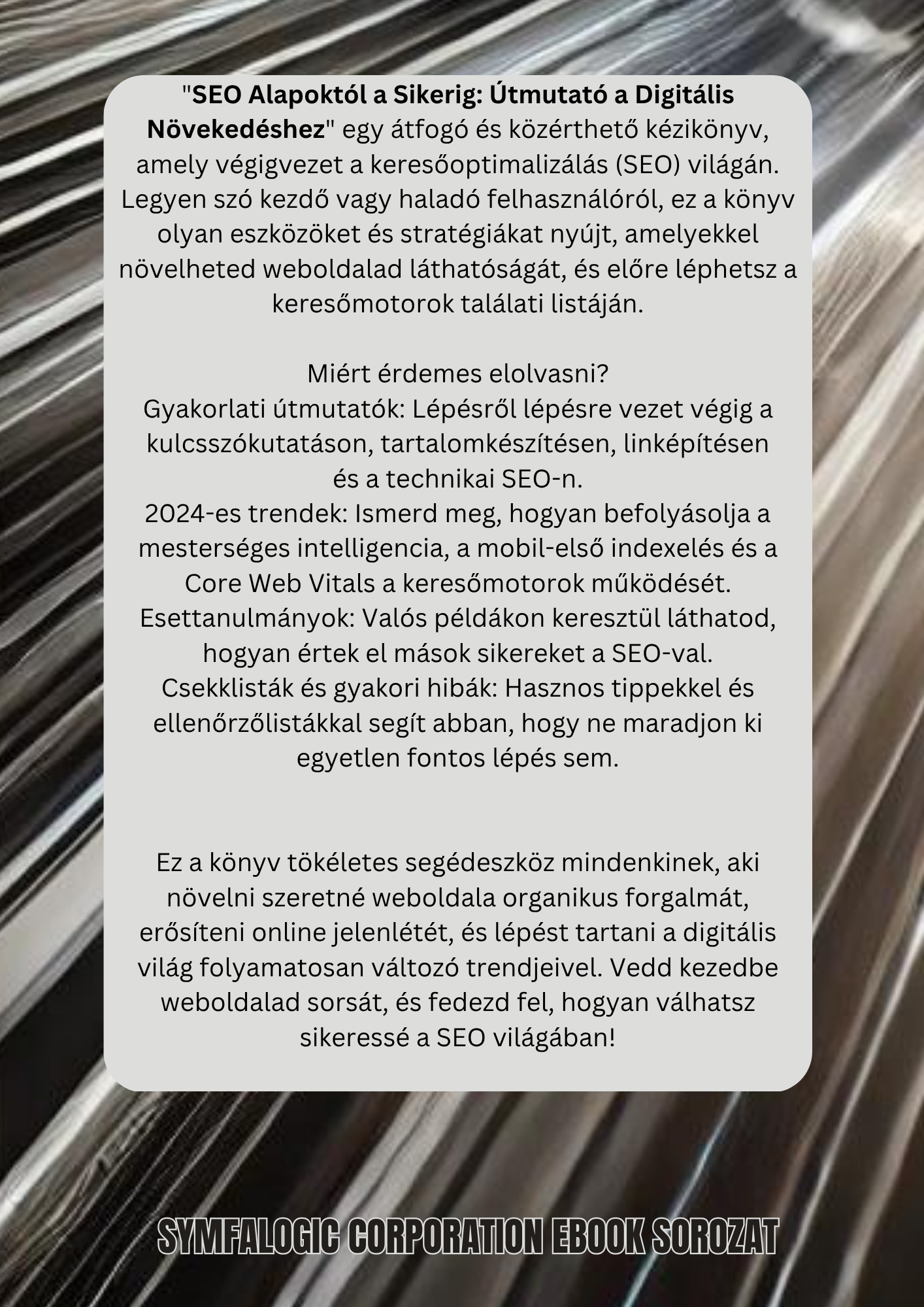 SEO – Alapoktól a Sikerig eBook