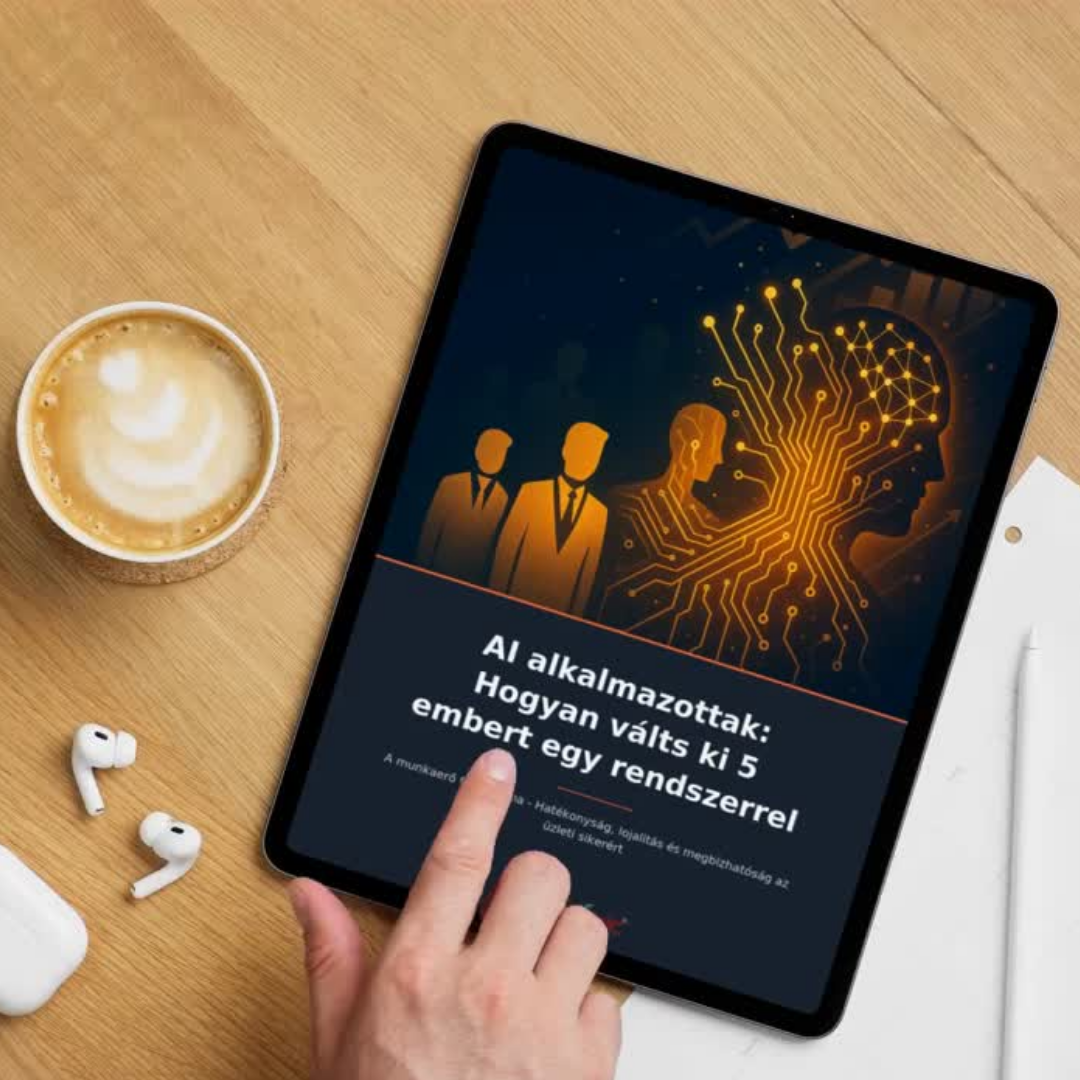 AI alkalmazottak: Hogyan válts ki 5 embert egy rendszerrel eBook