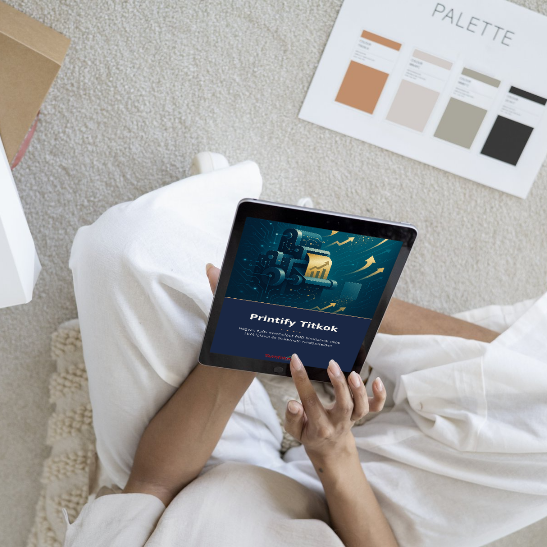 Printify Titkok : Nyereséges print-on-demand birodalom okos stratégiával eBook