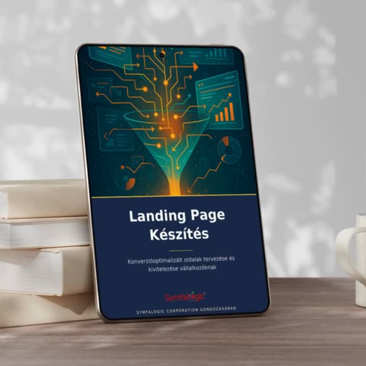 Landing Page Készítés eBook borító